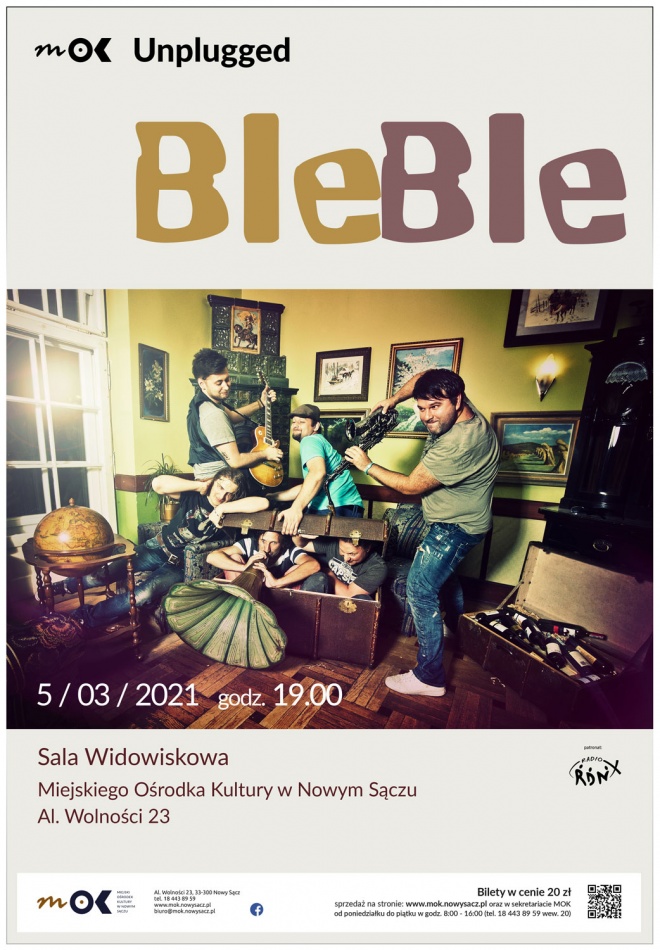 Plakat zespołu BLe-BLe